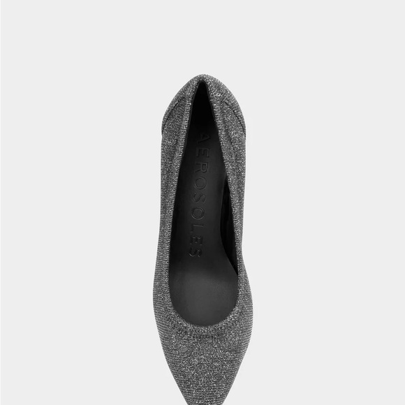 Gunmetal Sparkling Gray Heels - Picture 5 of 7